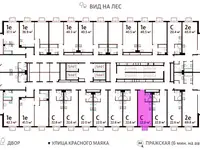 1-но комнатная квартира, 22,00 м², 23 эт., ЖК Park Side, Парк Сайд, фотография 2