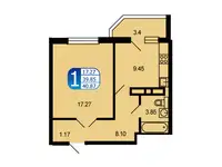 Продам 1 комнатную квартиру