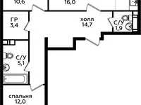 Продам 3 комнатную квартиру