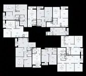 2-х комнатная квартира, 53,50 м², 15 эт., ЖК Дзен кварталы, фотография 2