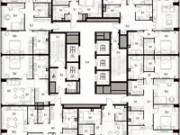 3-х комнатная квартира, 92,10 м², 13 эт., ЖК HIGH LIFE Летниковская 11, Хай Лайф, фотография 2