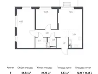 Продам 3 комнатную квартиру