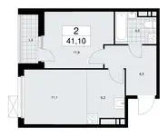 Продам 1 комнатную квартиру