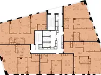 3-х комнатная квартира, 127,50 м², 14 эт., ЖК Sky House, Скай Хаус, фотография 2