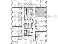 1-но комнатная квартира, 42,63 м², 6 эт., ЖК Symphony 34, Симфони 34, фотография 2