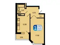 Продам 1 комнатную квартиру