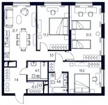 Продам 3 комнатную квартиру