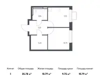 Продам 1 комнатную квартиру