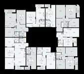 2-х комнатная квартира, 58,90 м², 16 эт., ЖК Бунинские Кварталы, фотография 2