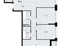 Продам 3 комнатную квартиру