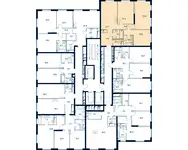 3-х комнатная квартира, 98,90 м², 21 эт., ЖК Интонация, фотография 2