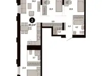 Продам 3 комнатную квартиру
