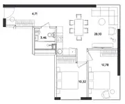 Продам 3 комнатную квартиру