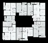 2-х комнатная квартира, 72,80 м², 3 эт., ЖК Бунинские Кварталы, фотография 2