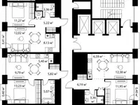 3-х комнатная квартира, 59,15 м², 24 эт., ЖК Life-Варшавская, Лайф-Варшавская, фотография 2