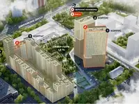 Студия, 21,80 м², 29 эт., ЖК Дмитровское небо, фотография 2