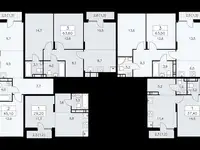 2-х комнатная квартира, 63,50 м², 9 эт., ЖК Дзен кварталы, фотография 2