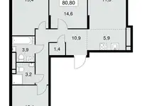 Продам 3 комнатную квартиру
