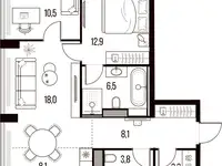 Продам 3 комнатную квартиру
