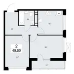 Продам 2 комнатную квартиру