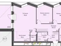 Продам апартаменты, 125,36 м², 14 эт., ЖК Инсайдер, фотография 2