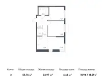 Продам 3 комнатную квартиру