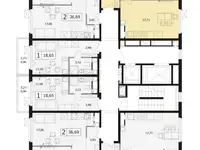 3-х комнатная квартира, 75,97 м², 7 эт., ЖК Эко Видное 2.0, фотография 2