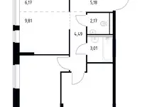 Продам 3 комнатную квартиру