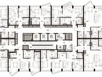 3-х комнатная квартира, 71,30 м², 16 эт., ЖК HIGH LIFE Летниковская 11, Хай Лайф, фотография 2