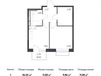 Продам 1 комнатную квартиру