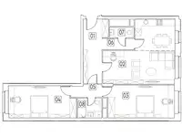 Продам апартаменты, 91,70 м², 11 эт., ЖК Mainstreet, Мэйнстрит, фотография 2