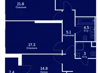 Продам 3 комнатную квартиру