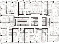 3-х комнатная квартира, 79,10 м², 23 эт., ЖК HIGH LIFE Летниковская 11, Хай Лайф, фотография 2