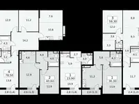 3-х комнатная квартира, 78,50 м², 7 эт., ЖК Родные кварталы, фотография 2