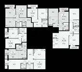 1-но комнатная квартира, 33,90 м², 6 эт., ЖК Родные кварталы, фотография 2