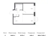 Продам 2 комнатную квартиру