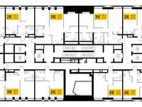 3-х комнатная квартира, 67,80 м², 25 эт., ЖК INJOY, Инжой, фотография 2