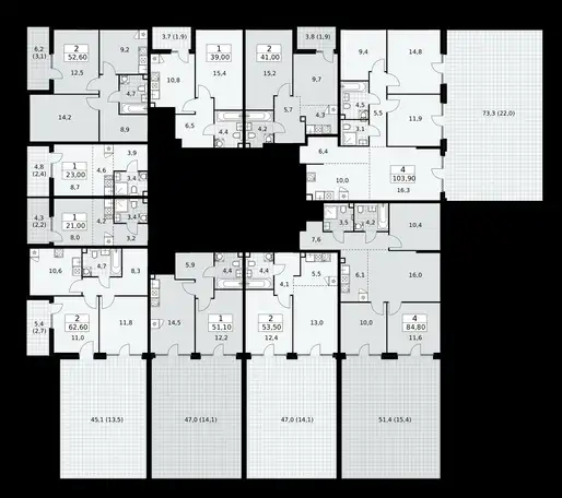 2-х комнатная квартира, 62,60 м², 2 эт., ЖК Деснаречье, фотография 1