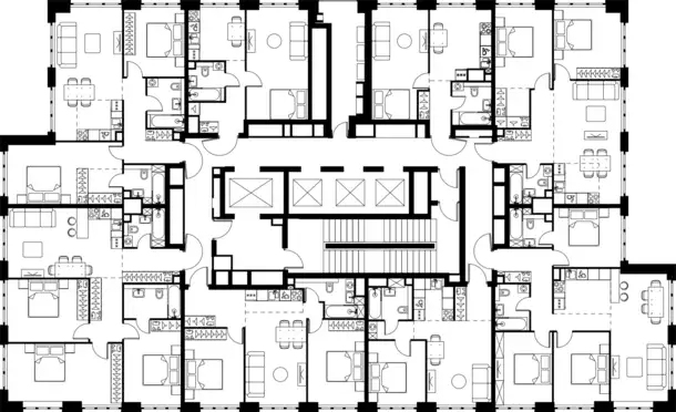 3-х комнатная квартира, 73,30 м², 16 эт., ЖК Level Южнопортовый, Левел Южнопортовый, фотография 2