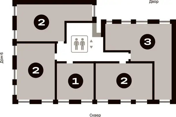 Студия, 69,50 м², 4 эт., ЖК Первый Квартал, фотография 2