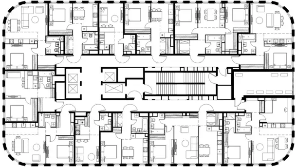 Студия, 22,20 м², 11 эт., ЖК Level Нижегородская, Левел Нижегородская, фотография 2