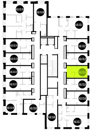 Студия, 17,83 м², 13 эт., ЖК NiceLoft, НайсЛофт, фотография 3