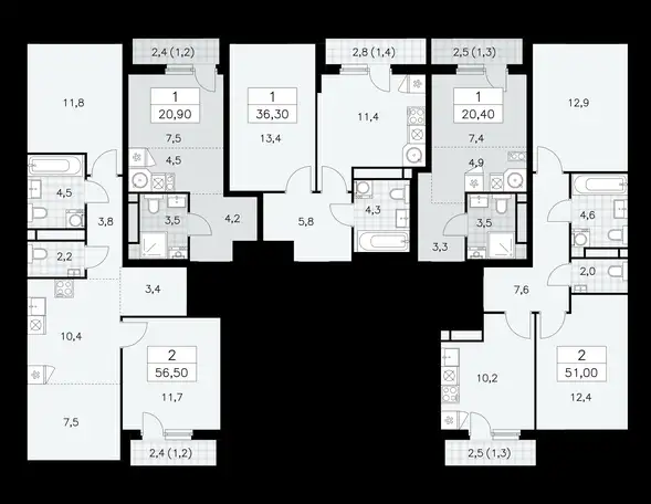 Студия, 20,40 м², 11 эт., ЖК Прокшино, фотография 1