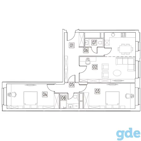 Продам апартаменты, 88,30 м², 5 эт., ЖК Mainstreet, Мэйнстрит, фотография 1