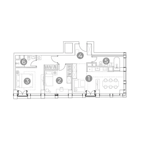 Продам апартаменты, 69,00 м², 10 эт., ЖК Emotion, фотография 1