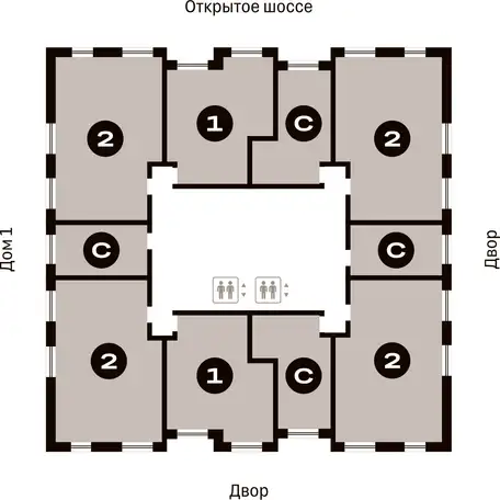 Студия, 57,50 м², 10 эт., ЖК Метроном, фотография 2