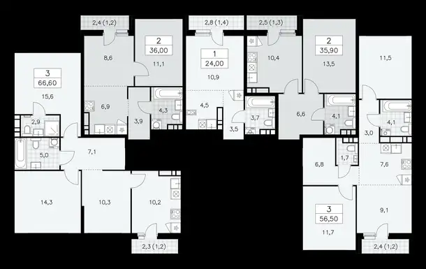 Студия, 24,00 м², 9 эт., ЖК Дзен кварталы, фотография 1