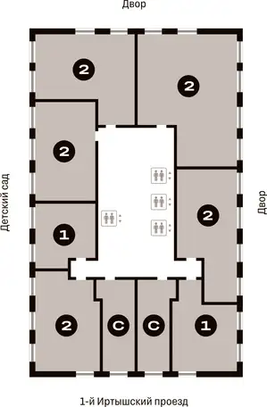 Студия, 28,60 м², 5 эт., ЖК Метроном, фотография 2