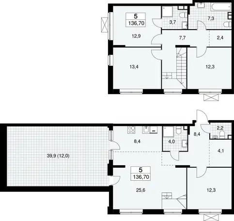 Продам дуплекс, Проектируемый проезд № 7029, к. 6.1, фотография 1