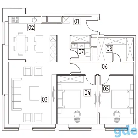 Продам апартаменты, 90,10 м², 7 эт., ЖК Mainstreet, Мэйнстрит, фотография 1